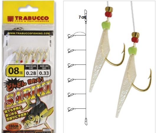 MITRAILLETTE SABIKI TRABUCCO MIXTE VERT ROUGE